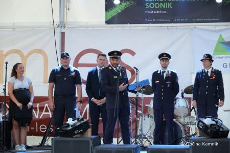 Slovesnost ob odprtju prizidka in prevzemu večnamenskega gasilskega vozila PGD Gozd (45)